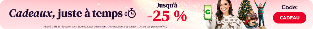 16h &agrave; 22h &ndash;&nbsp;JUSQU'&Agrave; -25% de r&eacute;duction&nbsp;! Code: PROMO