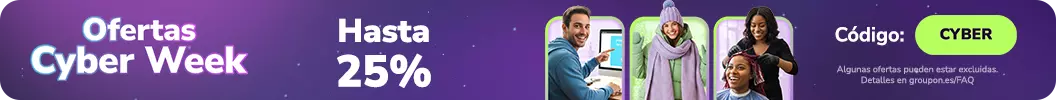 Descuentos de hasta un 25 %! Código: CYBER
