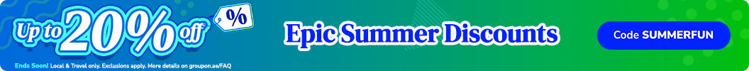 Your Summer bucket list just got more affordable. Up to 20% Off. Code: SUMMERFUN