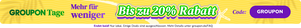 Alles, was Du brauchst – jetzt im Angebot! Bis zu 20%! Code: GROUPON