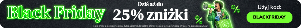 16-22 - Dziś aż do 25% zniżki! Kod: BLACKFRIDAY