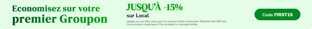 -15% sur Local avec le code FIRST15. Valable sur 1 offre Local, pour les nouveaux clients uniquement. Réduction 50€ max.