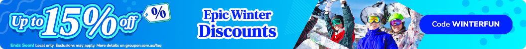 Your Winter bucket list just got more affordable. Code: WINTERFUN