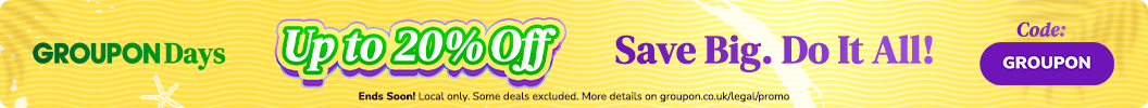 Your best Summer yet - save up to 20% off! Code: GROUPON