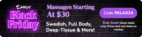 Massages starting at $30