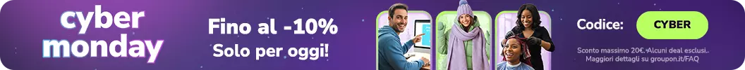 Oggi fino al 10% di sconto. Codice: CYBER