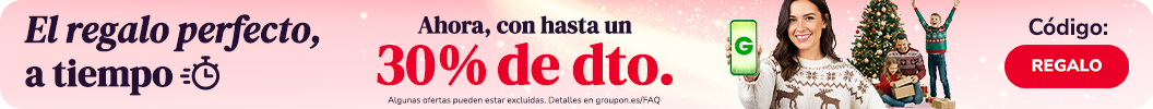 Ahora, con hasta un 30 % de descuento! C&oacute;digo: REGALO