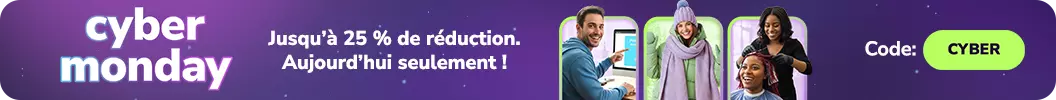 Jusqu’à 25 % de réduction. Aujourd’hui seulement ! Code : CYBER
