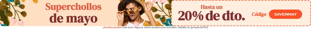 ¡Reserva, ahorra y vive nuevas experiencias! ¡Hasta 20% de descuento! Código: SAVEINMAY