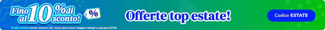 I tuoi desideri estivi costano meno: risparmia fino al 10%! Codice: ESTATE
