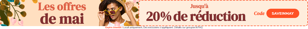 Réservez, économisez et partez à l’aventure ! JUSQU'À -20% ! Code: SAVEINMAY