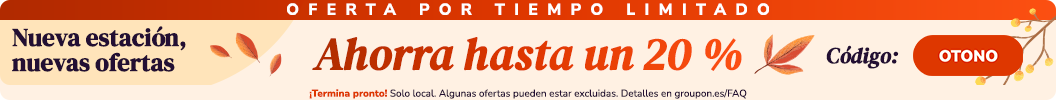 Oferta por tiempo limitado – ahorra hasta un 20 %. Código: OTONO