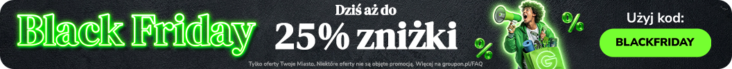 Dziś aż do 25% zniżki! Kod: BLACKFRIDAY