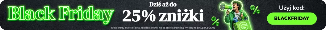 Dziś aż do 25% zniżki! Kod: BLACKFRIDAY