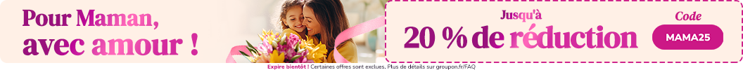 Trouvez le cadeau parfait et économisez gros - Jusqu'à 20% de Réduction ! Code : MAMA25