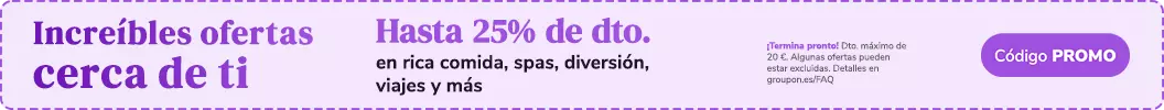 ¡Disfruta hasta un 25% de descuento extra en Viajes y Servicios! Código: PROMO