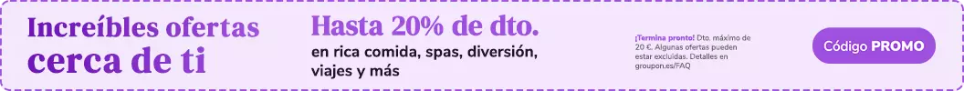 ¡Disfruta hasta un 20% de descuento extra en Viajes y Servicios! Código: PROMO