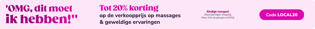 Gebruik code LOCAL20 en krijg tot 20% korting op Lokaal. Eindigt morgen. Uitzonderingen mogelijk.