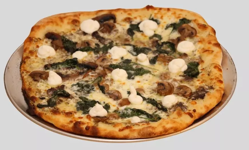 Image 2: Satisfy Your Cravings: Pizza, Cheesy Garlic Bread and Drink