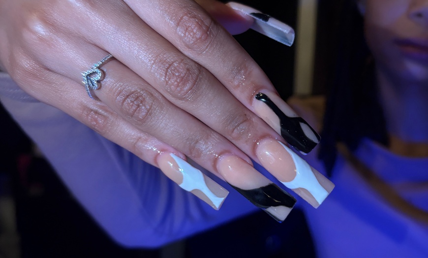 Image 3: Transform Your Nails with a Basic Manicure and Acrylic Full Set! 