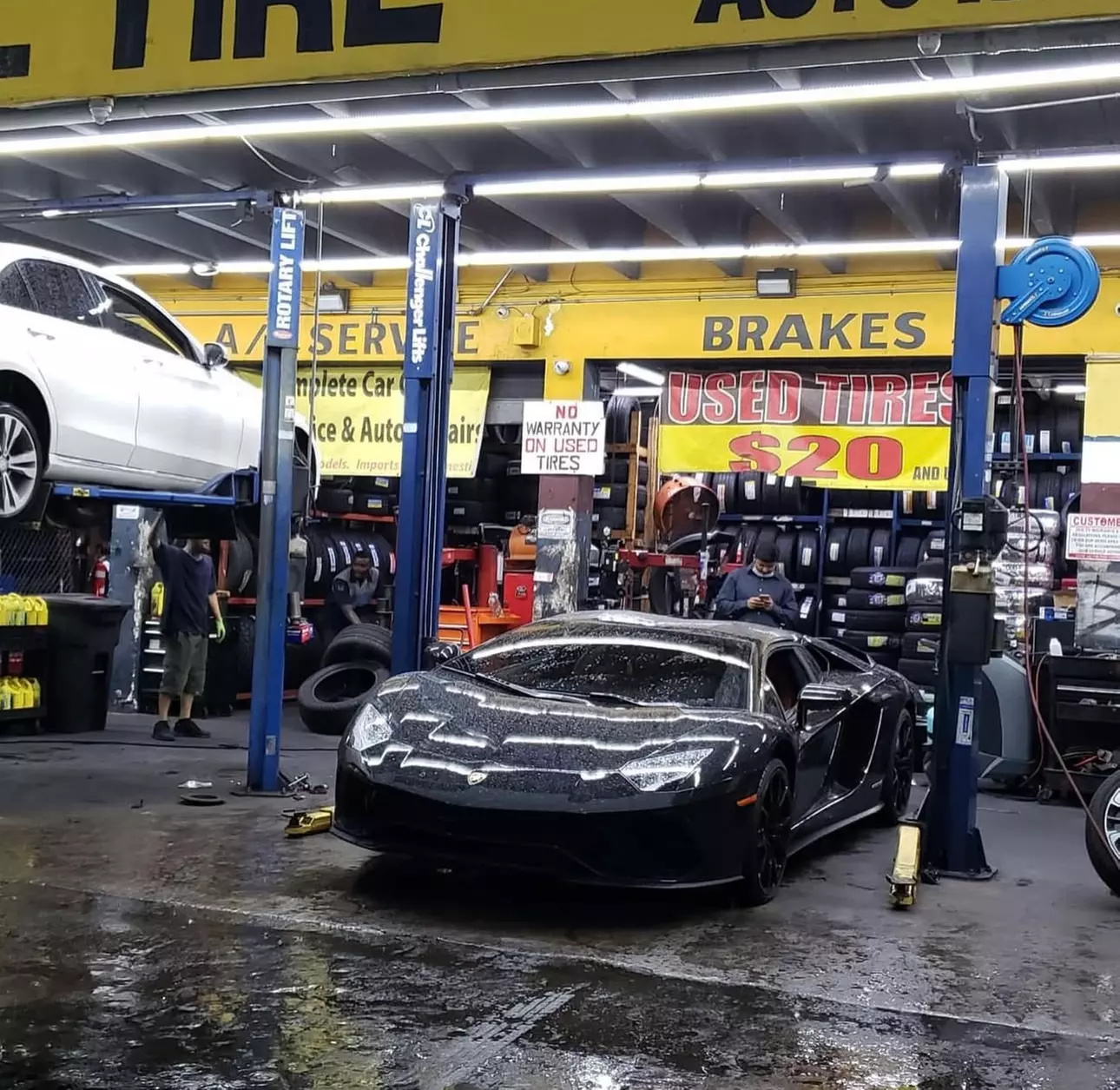 Get a Regular Oil and Alignment with Brake Pads, Tire Check and More