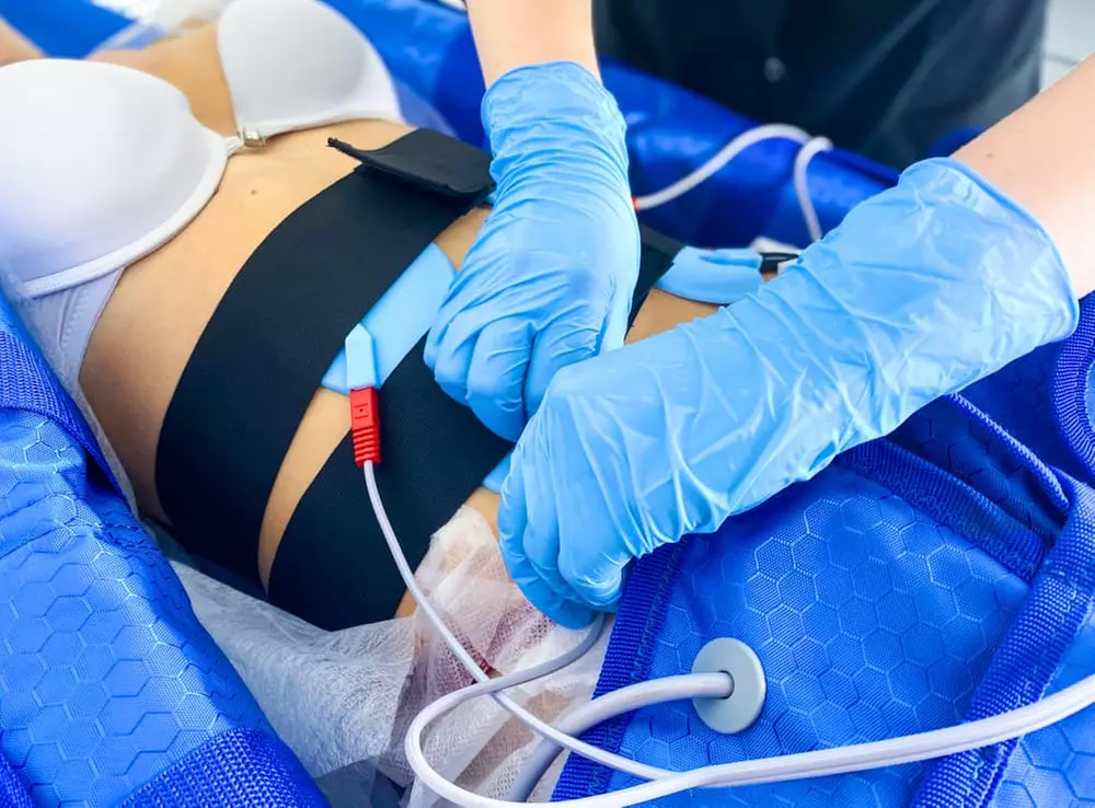 Trening EMS, sauna IR i pressoterapia na całe ciało