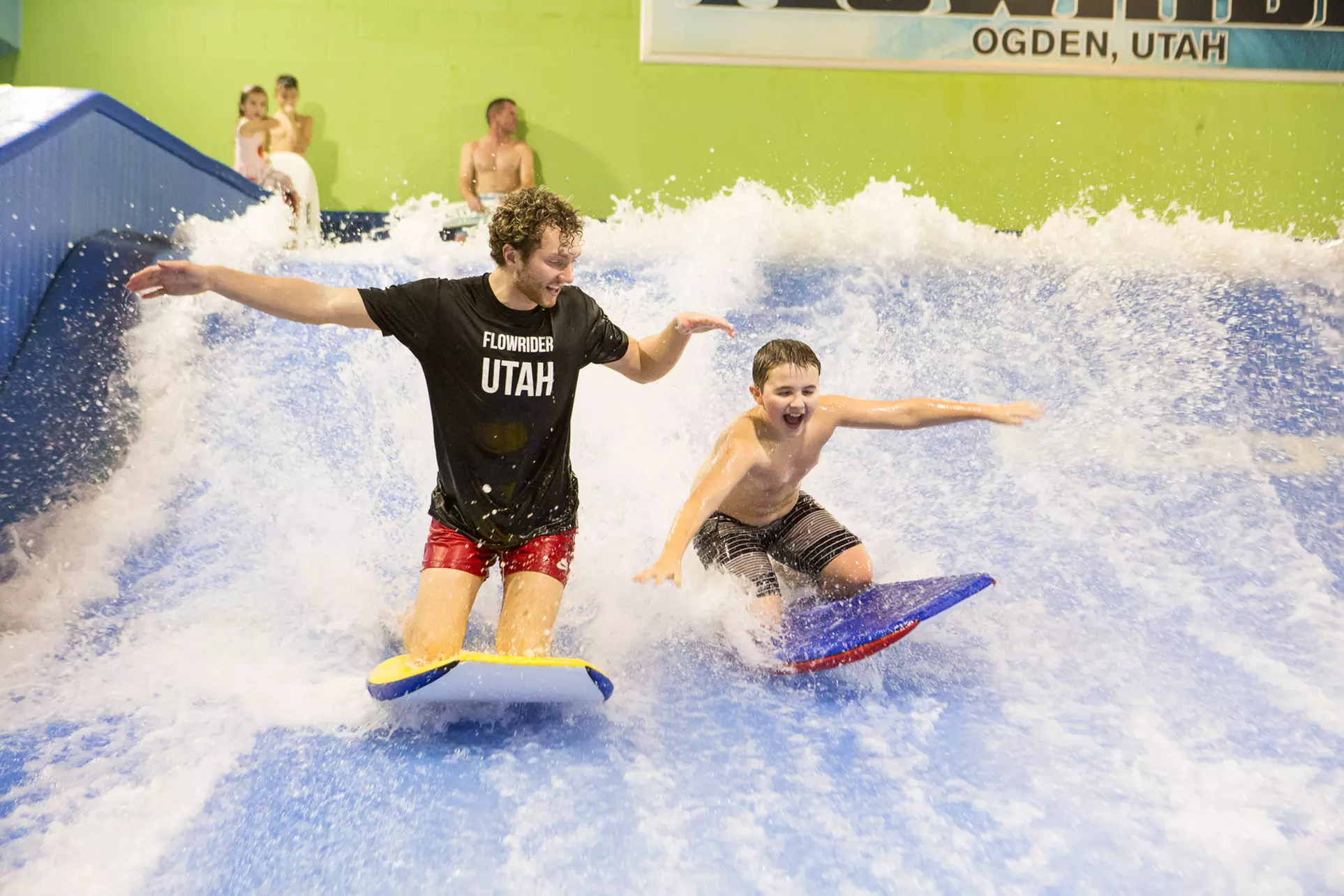Indoor Surfing or Body-Boarding for One, Two, or Four at Flowrider (Up to 54% Off) - Primary Image