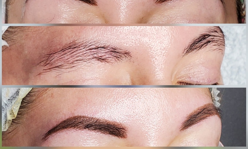 Image 6: Permanent Makeup Eyeliner Tattoo, Lash Line Enhancement, Powder Brow