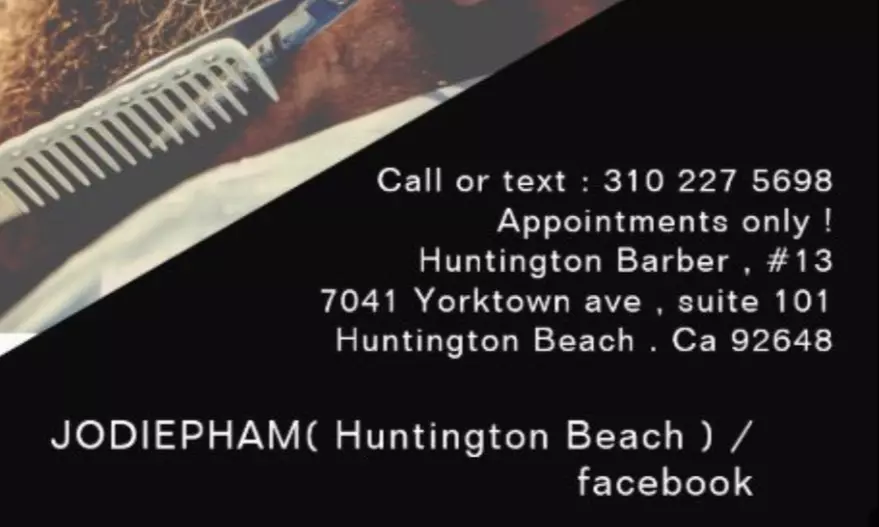 Up to 17% Off on Pampering Package at Huntington Beach barber shop - Primary Image