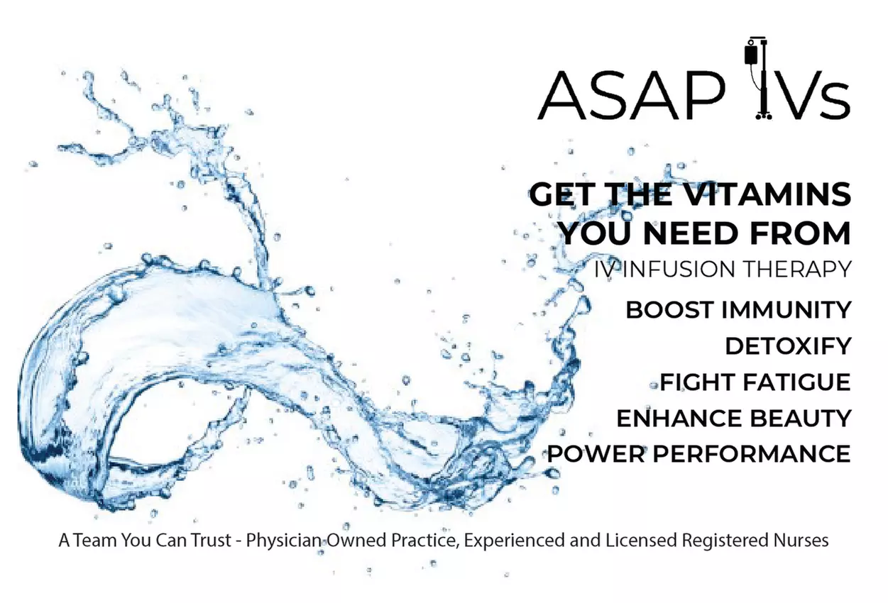 Up to 40% Off on IV Drips Therapy at ASAP IVS - Primary Image