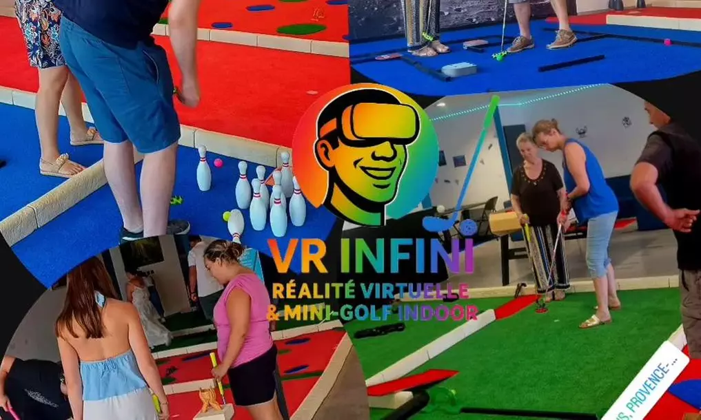1 partie de mini-golf pour 2, 3 ou 4 personnes avec Vr Infini (jusqu'à 15% de remise) - Primary Image
