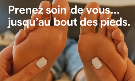 1 séance de réflexologie plantaire de 45 min