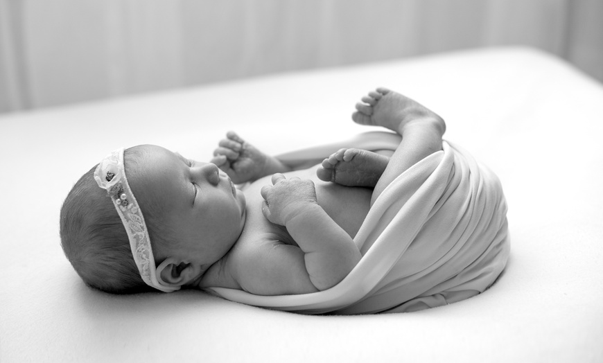 Image 2: Baby Photoshoot with Framed Print