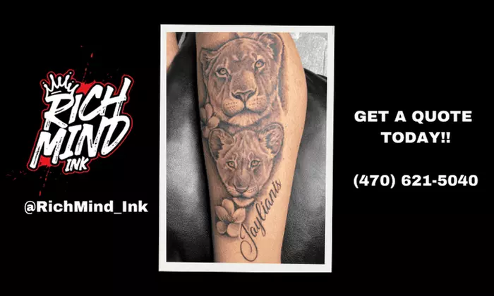 Get Inked: Group of 4, 1 Or 3 Hours of Tattoo service w/ consultation