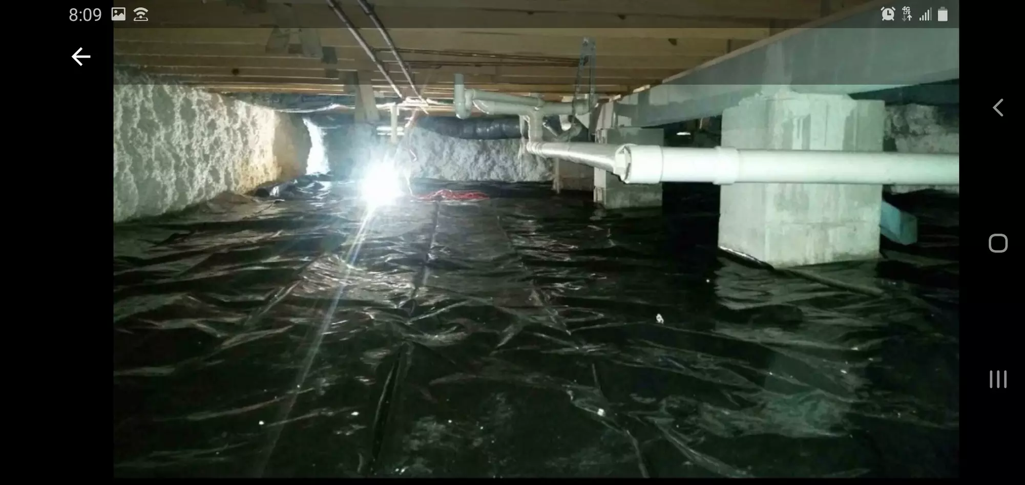 500 Square Feet of 6ml Polymer Vapor Barrier Installation at Fresh Air Solutions and Tech LLC (Up to 46% Off) - Primary Image