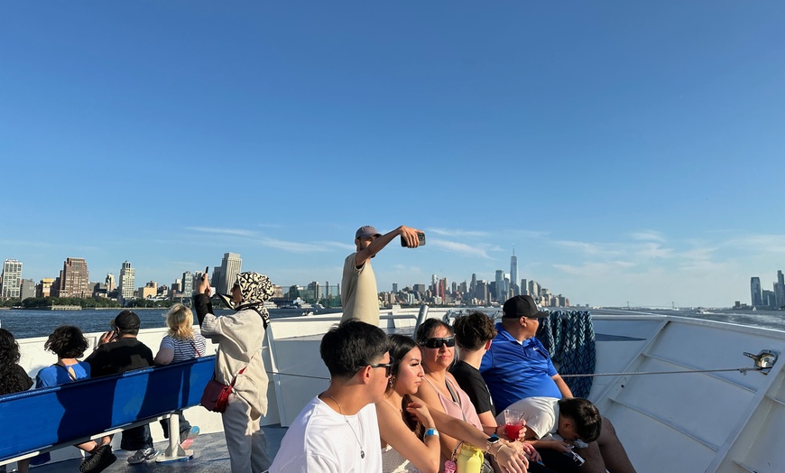 Image 2: Statue of Liberty & New York City Sky Line Sightseeing Sunset Cruise