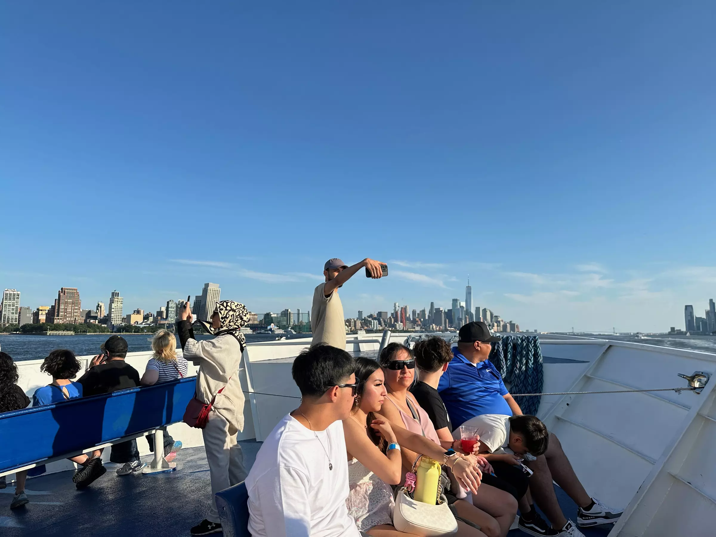 Statue of Liberty & New York City Sky Line Sightseeing Sunset Cruise