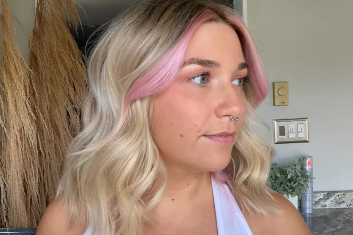 All over color, blowdry & curls, deep conditioning treat