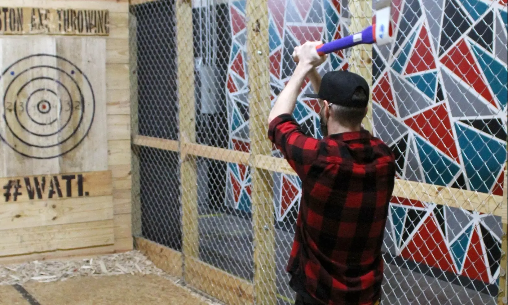 Up to 20% Off on Painting Party at Houston Axe Throwing - Second Medium