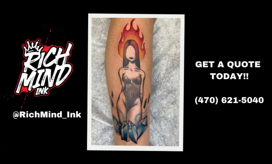 Image 5: Get Inked: Group of 4, 1 Or 3 Hours of Tattoo service w/ consultation