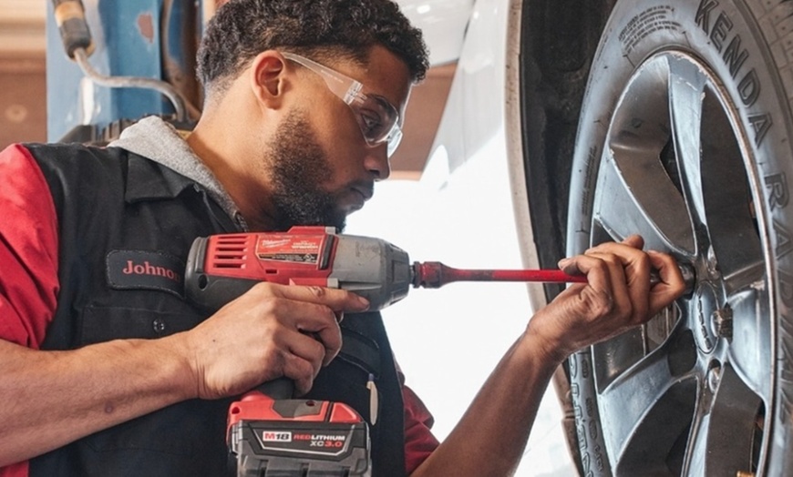 Image 3: Vehicle Service with oil changes, tire services, alignments and More