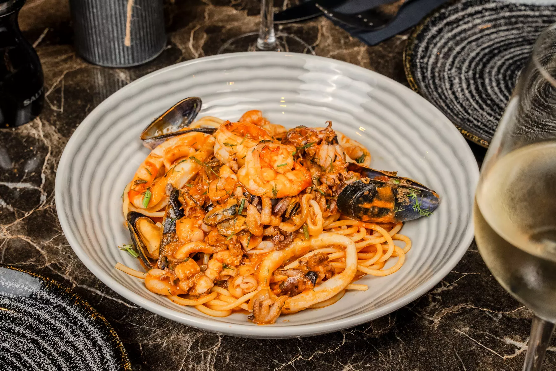 Up to 45% Off Any Pasta Dish with a Glass of Wine at Giotto Ristorante Italiano
