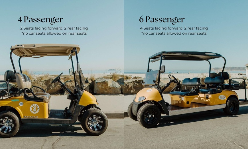 Image 4: Embark on a 2 Hour Rental Experience or All Day Golf Cart Adventure (Seat up to 4 or 6 people) ( Up to 25% Off )