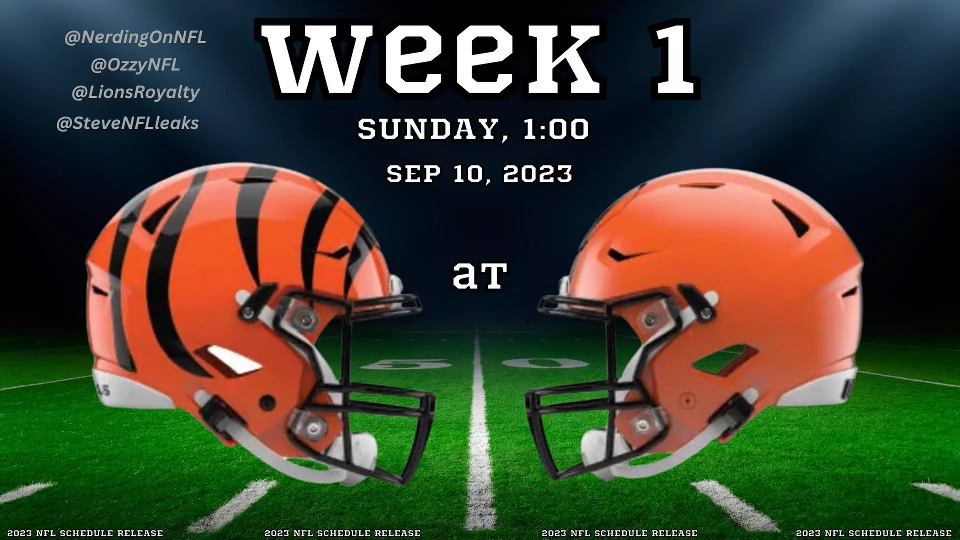 Cleveland Browns vs. Cincinnati Bengals on Sunday September 10 - Primary Image