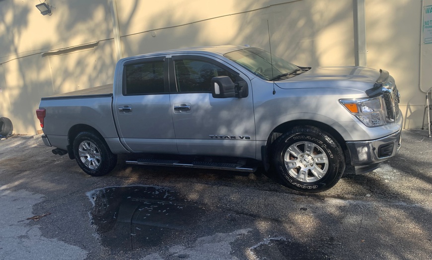 Image 1: Get a Shiny Ride w/ Exterior Detail Wash for Sedans, SUV, & more