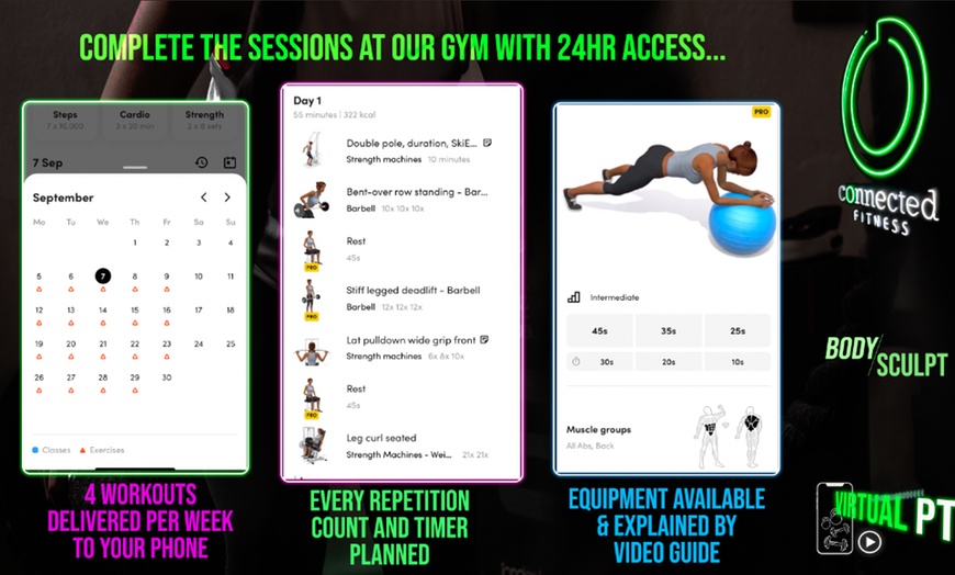 Image 3: Up to 70% Off on Gym Membership at Connected Fitness