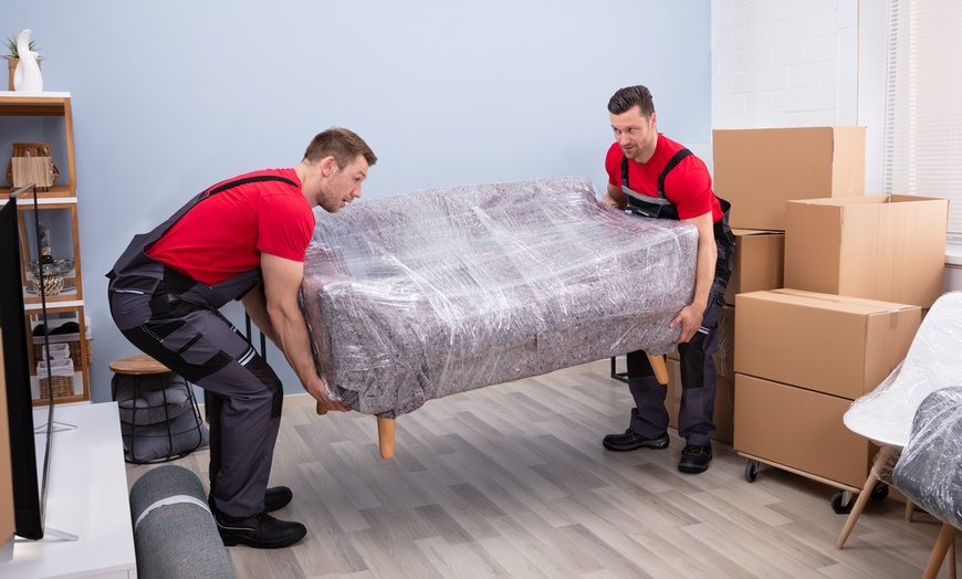 Image 6: 2 Movers Labor or 17ft Box Truck Moving Service for 2–3 Hours