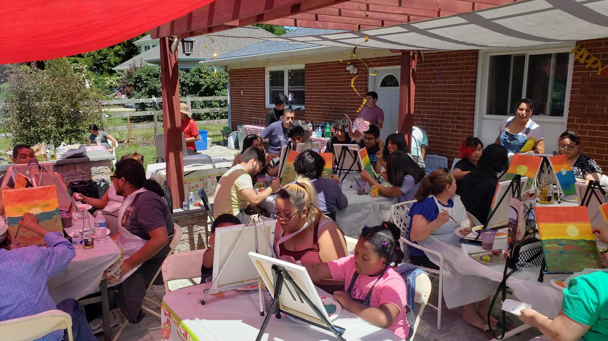 Show Your Creativity with a 2 Hour Paint Party for Up to 20 People at Part-time Picasso