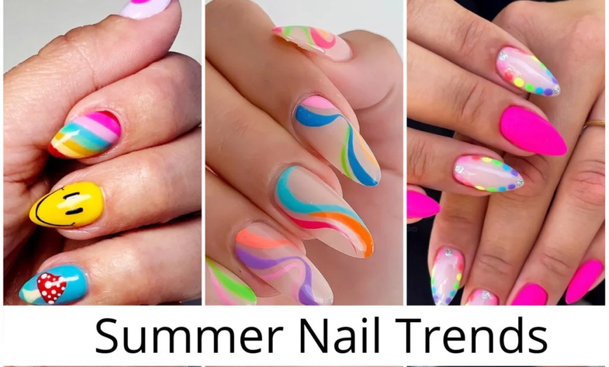 Image 1: Get Stylish Acrylic Fill Set or Acrylic Fill Ins + Opt Gel Polish
