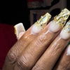 Image 1: Transform Your Nails with a Basic Manicure and Acrylic Full Set! 